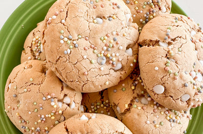 Spring White Chocolate and Sprinkles Bone Broth Tallow Cookies