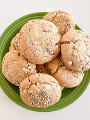 Spring White Chocolate and Sprinkles Bone Broth Tallow Cookies