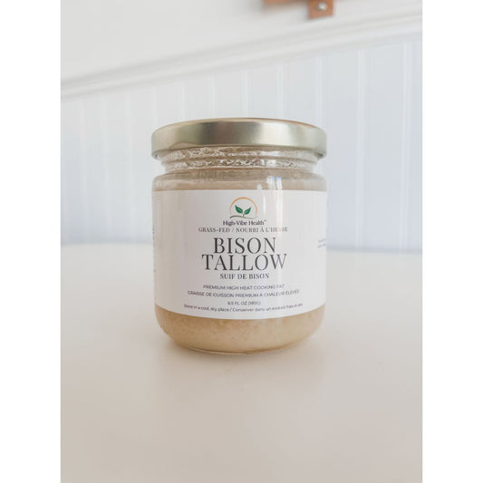 100% Grass-Fed & Finished Bison Tallow