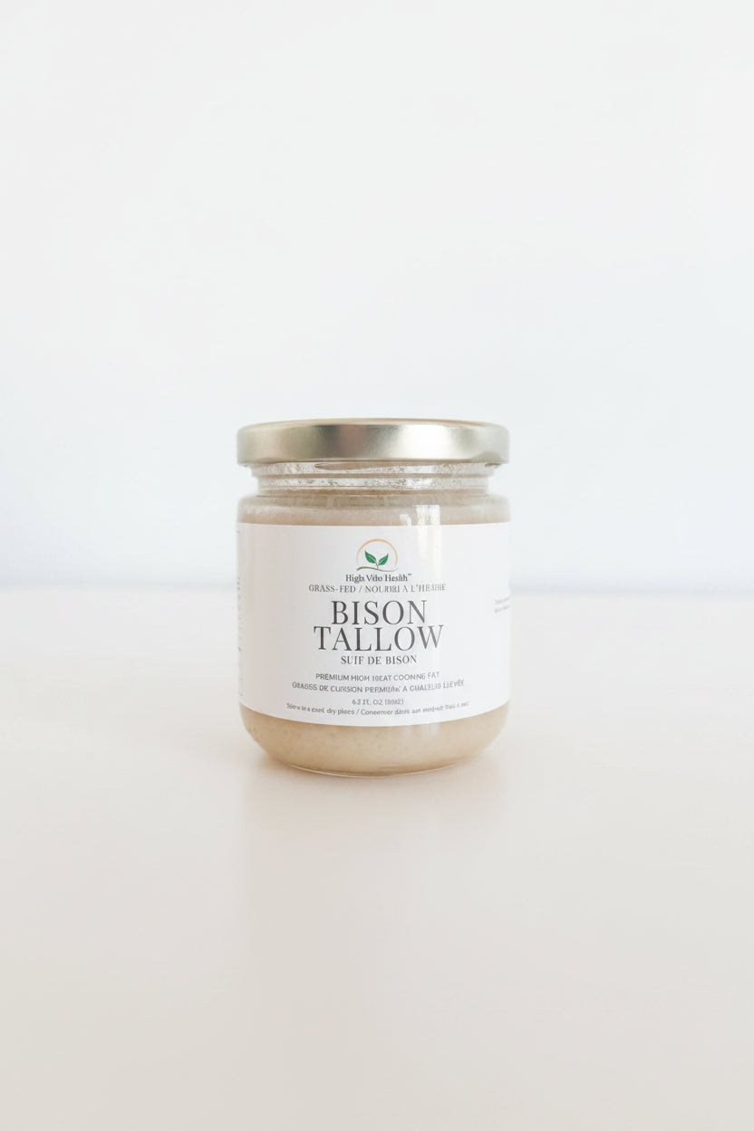100% Grass-Fed & Finished Bison Tallow