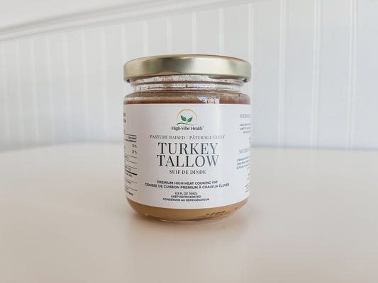 100% Pasture-Raised Rendered Turkey Fat