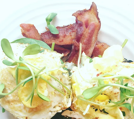 How to eat more Vegetables for Breakfast? Just add Bacon