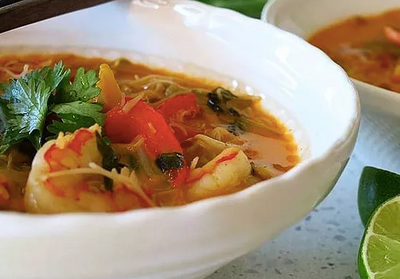 Thai Coconut Curry Bone Broth Soup