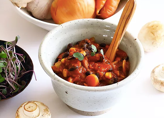 Bone Broth Veggie Chili